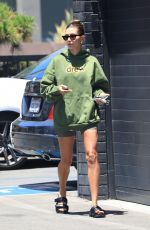 HAILEY BIEBER at XIV Karats Jewelry Store in Beverly Hills 06/11/2021