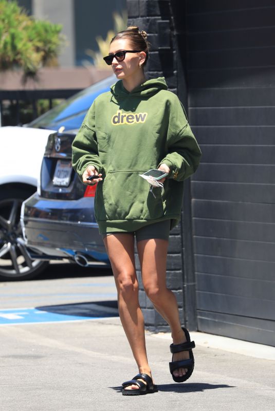 HAILEY BIEBER at XIV Karats Jewelry Store in Beverly Hills 06/11/2021