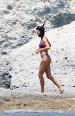 HAILEY BIEBER in Bikini on Holiday on the Greek island of Milos 06/29/2021