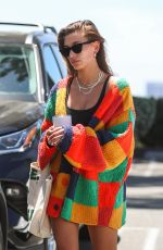 HAILEY BIEBER Leaves Pilates Class in West Hollywood 06/09/2021
