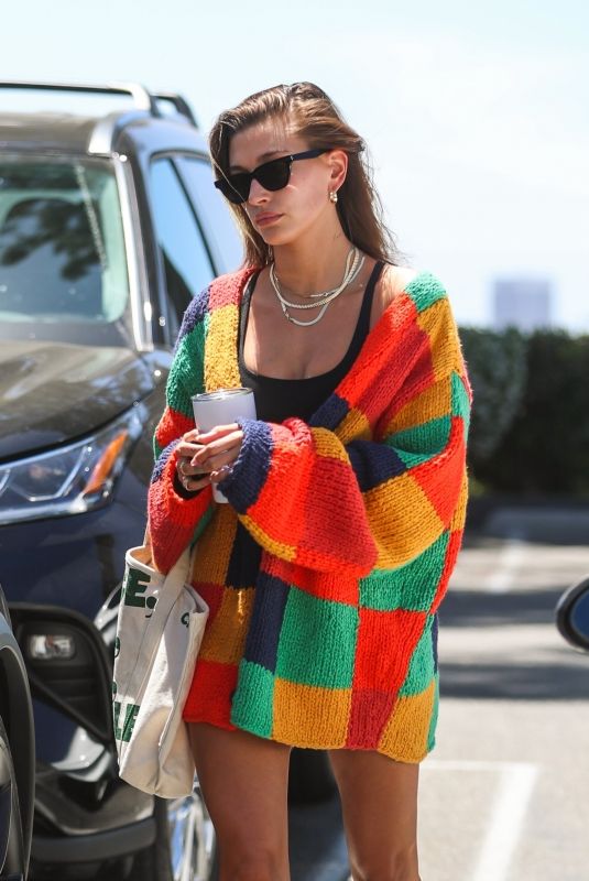 HAILEY BIEBER Leaves Pilates Class in West Hollywood 06/09/2021