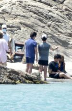 HALLE BAILEY as Ariel on the Set of The Little Mermaid in Sardinia 06/10/2021