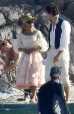 HALLE BAILEY on the Set of The Little Mermaid at a Beach in Sardinia 06/28/2021