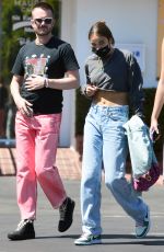 HANA CROSS and JOSIE CANSECO Out for Lunch at Mauro