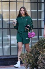 HANA CROSS Out for Iced Coffee in West Hollywood 06/09/2021