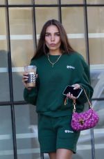 HANA CROSS Out for Iced Coffee in West Hollywood 06/09/2021