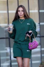 HANA CROSS Out for Iced Coffee in West Hollywood 06/09/2021