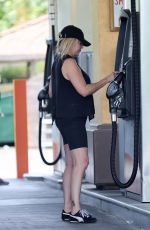 HEATHER LOCkLEAR at a Gas Station in Los Angeles 06/17/2021