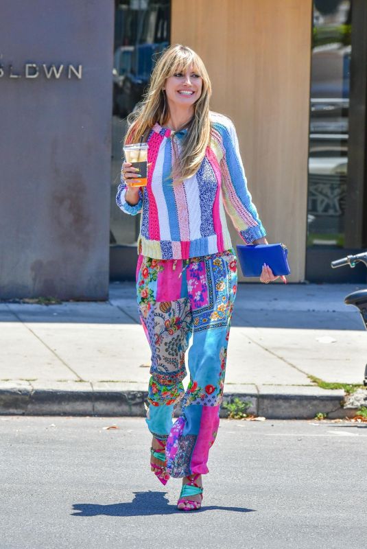 HEIDI KLUM Out and About in West Hollywood 06/11/2021
