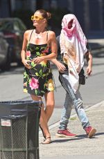 HELENA CHRISTENSEN Out and About in New York 06/16/2021