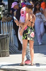 HELENA CHRISTENSEN Out and About in New York 06/16/2021