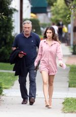 HILARIA and Alec BALDWIN Out in New York 06/18/2021