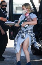 HILARY DUFF Arrives at a Hair Salon in Los Angeles 06/14/2021