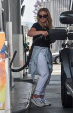 HILARY DUFF at a Gaas Station in Studio City 06/15/2021