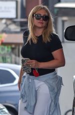 HILARY DUFF at a Gaas Station in Studio City 06/15/2021
