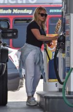 HILARY DUFF at a Gaas Station in Studio City 06/15/2021