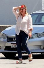 HILARY DUFF Out and About in Los Angeles 06/17/2021