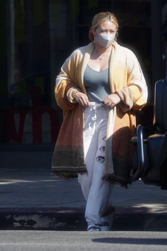 HILARY DUFF Out Shopping in Los Angeles 06/28/2021