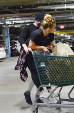HILARY DUFF Shopping at Whole Foods in Los Angeles 06/13/2021