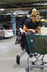 HILARY DUFF Shopping at Whole Foods in Los Angeles 06/13/2021