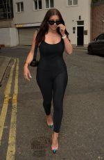 IMOGEN THOMAS Leaves Sexy Fish Restaurant in London 06/11/2021