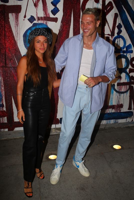 INANNA SARKIS and Matthew Noszka at Craig’s in West Hollywood 06/25/2021
