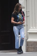 IRINA SHAYK Out and About in New York 06/03/2021