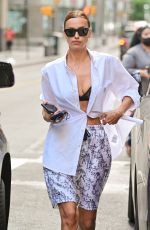 IRINA SHAYK Out and About in New York 06/15/2021