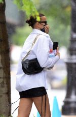 IRINA SHAYK Out and About in New York 06/22/2021