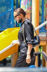 IRINA SHAYK Out at a Park in New York 06/10/2021