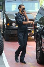 IRINA SHAYK Out at a Park in New York 06/10/2021