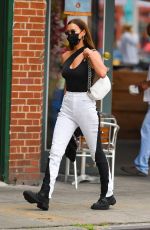 IRINA SHAYK Out in New York 06/04/2021