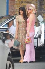 JACKIE ST CLAIR Out for Lunch with a Friend in London 06/10/2021