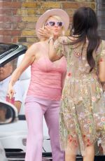 JACKIE ST CLAIR Out for Lunch with a Friend in London 06/10/2021