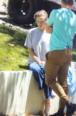 JAIME KING on the Set of New Project Outside Her Home in Hollywood 06/24/2021