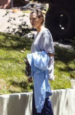 JAIME KING on the Set of New Project Outside Her Home in Hollywood 06/24/2021