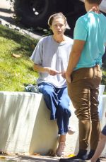 JAIME KING on the Set of New Project Outside Her Home in Hollywood 06/24/2021