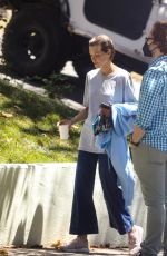 JAIME KING on the Set of New Project Outside Her Home in Hollywood 06/24/2021