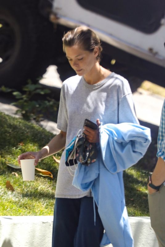 JAIME KING on the Set of New Project Outside Her Home in Hollywood 06/24/2021