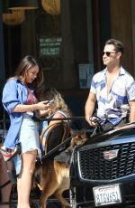 JANEL PARRISH and Sasha Farber Out in Studio City 06/11/2021
