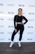 JASMINE SANDERS at Tone It Up - The Best by Jasmine Sanders Launch Workout in West Hollywood 06/22/2021