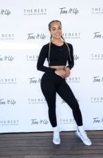 JASMINE SANDERS at Tone It Up - The Best by Jasmine Sanders Launch Workout in West Hollywood 06/22/2021