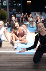 JASMINE SANDERS at Tone It Up - The Best by Jasmine Sanders Launch Workout in West Hollywood 06/22/2021