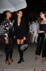 JASMINE TOOKES, SARA SAMPAIO and JOSEPHINE SKRIVER at The Ivy in Los Angeles 06/04/2021