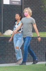 JAZ SINCLAIR and Ross Lynch Heading to Dinner in Hollywood 06/21/2021