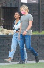 JAZ SINCLAIR and Ross Lynch Heading to Dinner in Hollywood 06/21/2021