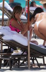 JEHONA DRESHAJ in a White Bikini at a Beach in Miami 06/05/2021