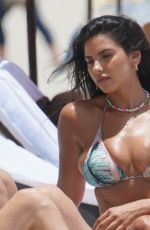 JEHONA DRESHAJ in Bkini at a Beach in Miami 06/04/2021