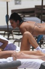 JEHONA DRESHAJ in Bkini at a Beach in Miami 06/04/2021