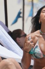 JEHONA DRESHAJ in Bkini at a Beach in Miami 06/04/2021